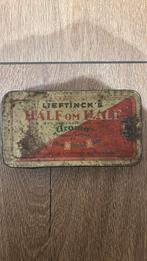 Lieftincks Half om Half sigarenblik, Verzamelen, Ophalen of Verzenden, Gebruikt, Tabaksdoos of Verpakking