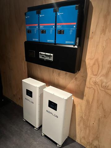 Victron ESS 3fase 15KVA (12kw) omvormvermogen, 33kwh accu beschikbaar voor biedingen