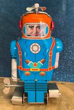 Geweldige metalen opwindbare astronauten robot JMT, Ophalen of Verzenden