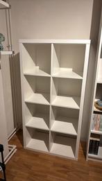 Witte Kallax kast, Ophalen, 100 tot 150 cm, 50 tot 100 cm, Zo goed als nieuw