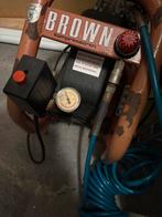 Brown Compressor - Gebruikt, Doe-het-zelf en Verbouw, Gebruikt, 6 tot 10 bar, Ophalen of Verzenden, Minder dan 200 liter/min