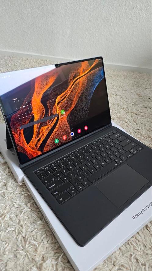 Samsung Galaxy tab s8 ultra 128gb + keyboard with light, Computers en Software, Android Tablets, Gebruikt, Ophalen