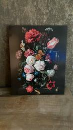 Schilderij bloemen, Ophalen of Verzenden, Zo goed als nieuw, Schilderij, Minder dan 50 cm