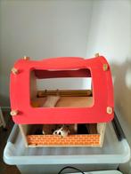 Plantoys Houten Boerderij met Accessoires, Ophalen of Verzenden, Gebruikt, Overige typen