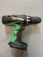 Hitachi DV 14DCL2 Accuboormachine + Lader, Doe-het-zelf en Verbouw, Gereedschap | Boormachines, Gebruikt, Ophalen of Verzenden