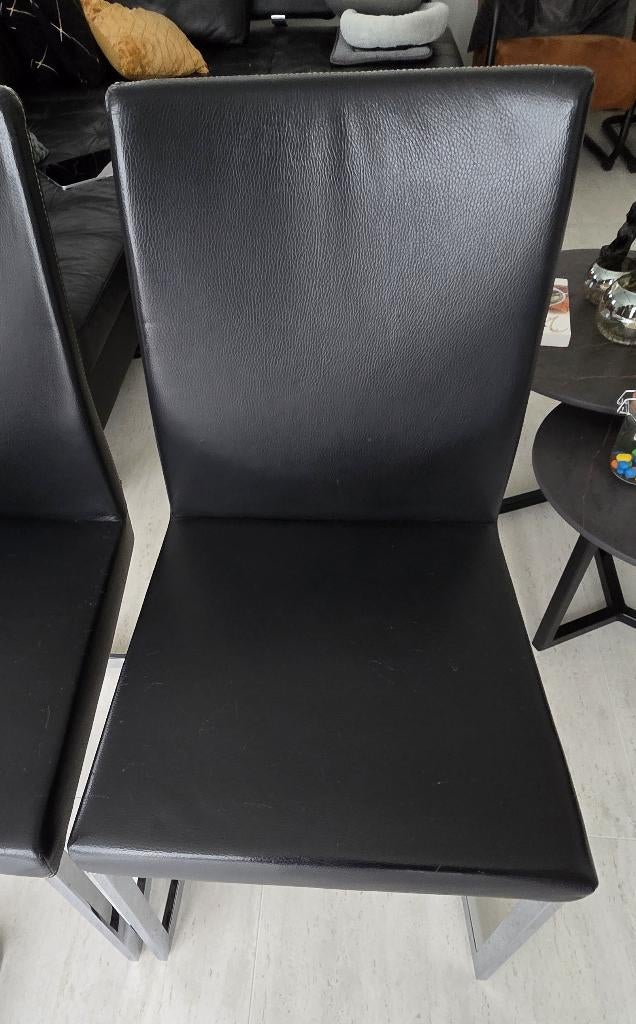 Eetkamer bank en stoelen, Ophalen, Gebruikt, Modern, 4 tot 6 stoelen