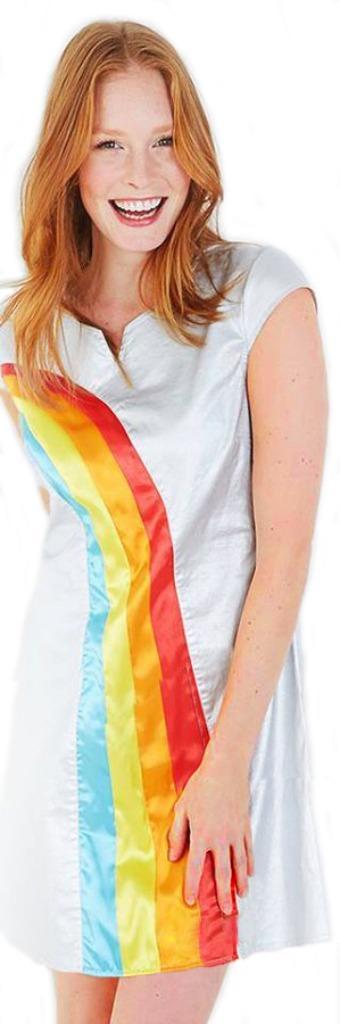 K3 regenboogjurk in damesmaten! maat 32 t/m 44 beschikbaar voor biedingen