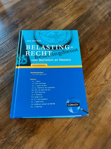 Belastingrecht Bachelor/Master 2024-2025 beschikbaar voor biedingen