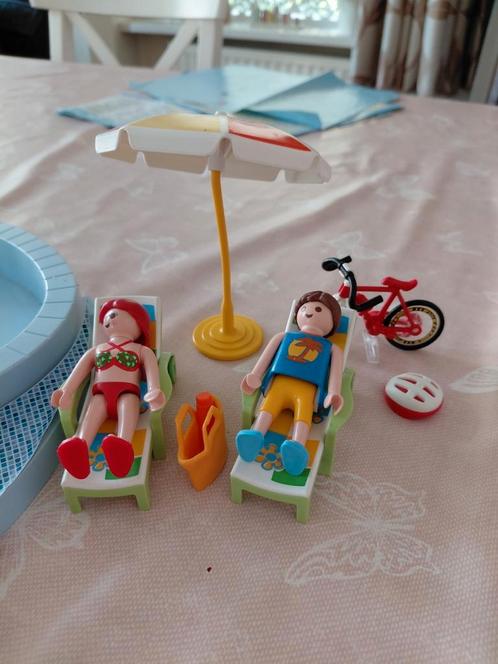 Playmobile zwembad, Kinderen en Baby's, Speelgoed | Playmobil, Zo goed als nieuw, Complete set, Ophalen of Verzenden