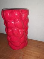 nieuwe porseleinen rode aardbei/aardbeienvaas vaas, Nieuw, Ophalen of Verzenden, Glas, Minder dan 50 cm