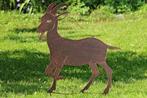 Originele Geit silhouet, tuinsteker, tuinbeeld, bruin, Ophalen of Verzenden, Nieuw, Metaal, Dierenbeeld