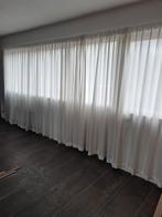 Witte vitrage in between  gordijnen, Gebruikt, 200 cm of meer, Wit, Ophalen of Verzenden