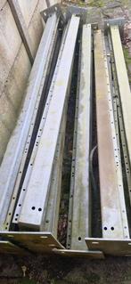 Paal met.onderplaat.vierkant., Ophalen of Verzenden