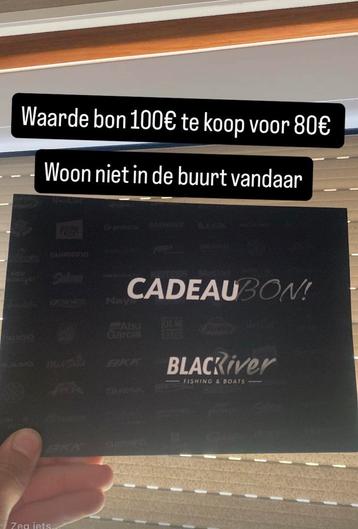 Waardebon black river beschikbaar voor biedingen