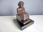 Gudea brons bronzen copy Louvre Museum Paris bronze, Ophalen of Verzenden, Brons