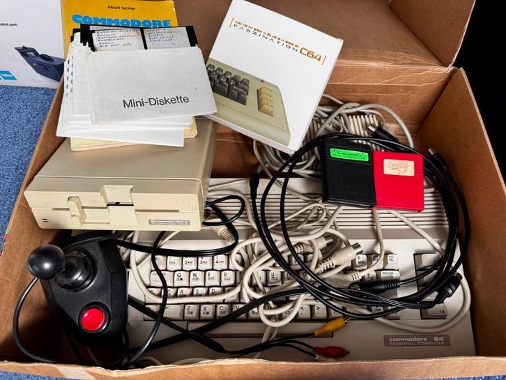 Commodore 64 met 1541-II en toebehoren, Computers en Software, Vintage Computers, Ophalen
