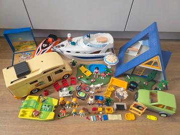 Playmobil vakantiehuis, camper, jacht en meer (vakantie set) beschikbaar voor biedingen