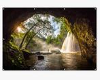 Tuinposter Waterval, Ophalen, Kunststof, Gebruikt, 100 tot 150 cm