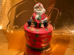NHandPainted Santa Father Christmas Porcelain Trinket Box, Ophalen of Verzenden, Gebruikt, Overige materialen, Minder dan 50 cm