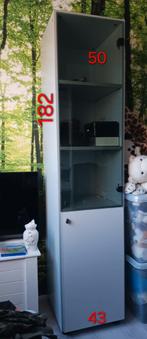 Vitrinekast, Huis en Inrichting, Kasten | Vitrinekasten, Ophalen, Zo goed als nieuw, 25 tot 50 cm, 50 tot 100 cm