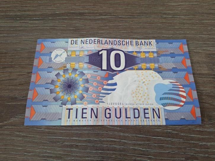 Prachtig biljet 10 gulden IJsvogel, 1997, Postzegels en Munten, Bankbiljetten | Nederland, 10 gulden, Ophalen of Verzenden