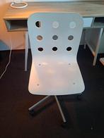 Ikea bureaustoel - beschadigd, verstelbaar, Huis en Inrichting, Bureaustoelen, Ophalen, Gebruikt, Wit, Bureaustoel
