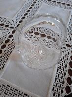 Prachig mooi uitgevoerd glazen bonbon mandje/korfje, Antiek en Kunst, Antiek | Glas en Kristal, Ophalen of Verzenden