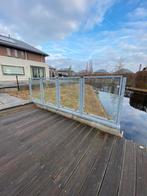 Mooie glazen balustrade, Ophalen, Gebruikt, IJzer