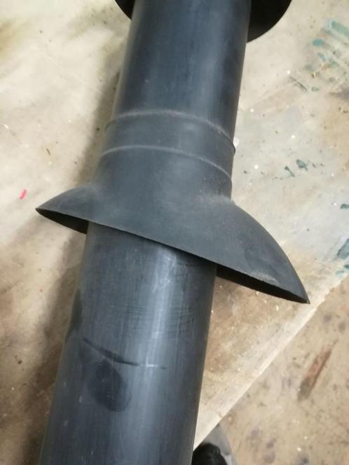 Kunststof dak doorvoer voor ventilatie buizen, Doe-het-zelf en Verbouw, Buizen en Afvoer, Gebruikt, Pvc, Ophalen