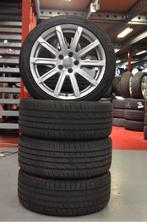 18" Audi A4 Velgen 5x112 ET47 66.5 + Zomerbanden, Banden en Velgen, Gebruikt, Personenwagen, Ophalen of Verzenden