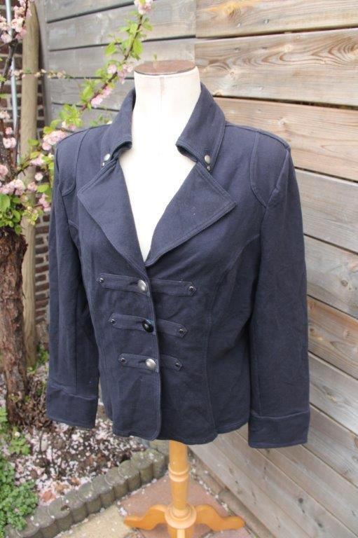 Vest donkerblauw Witteveen mt 46 Vaste prijs, Kleding | Dames, Truien en Vesten, Zo goed als nieuw, Maat 46/48 (XL) of groter