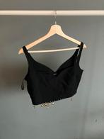 Versace top, Maat 38/40 (M), Zwart, Ophalen of Verzenden, Zo goed als nieuw
