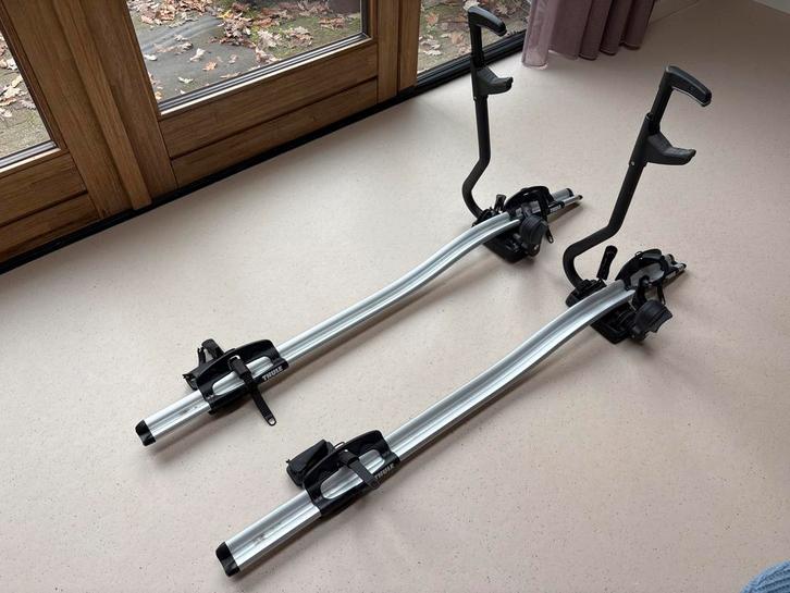 Thule Proride 591 Fietsendragers, Auto diversen, Fietsendragers, Gebruikt, Dakdrager, 1 fiets, Ophalen of Verzenden