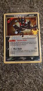 Greninja SWSH144 Celebrations Promo Holo & 15 Holo's swirl, Hobby en Vrije tijd, Ophalen of Verzenden, Zo goed als nieuw, Losse kaart