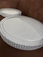 2x plafondlamp/ LED plafonnière, Ophalen, Zo goed als nieuw, Kunststof