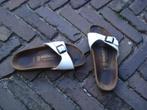 GRATIS VERZENDEN WITTE LAK MADRID BIRKENSTOCK SLIPPERS 36, Slippers, Verzenden, Wit, Zo goed als nieuw