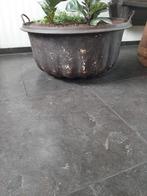 Gietijzeren Heksenketel / Plantenbak met deksel, Tuin en Terras, Bloembakken en Plantenbakken, Ophalen, Minder dan 30 cm, Rond