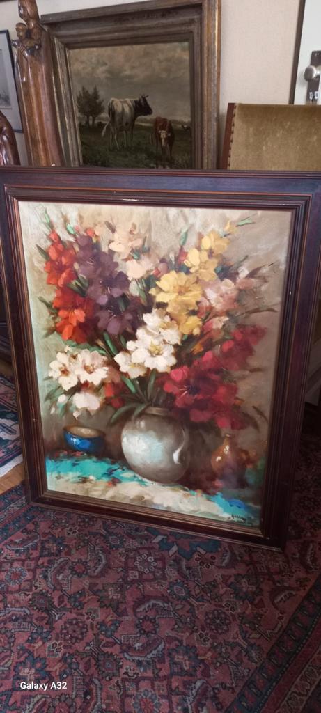 Bloemstilleven Harry Koolen ( Meerssen 1904 -1985 )., Antiek en Kunst, Kunst | Schilderijen | Klassiek, Ophalen