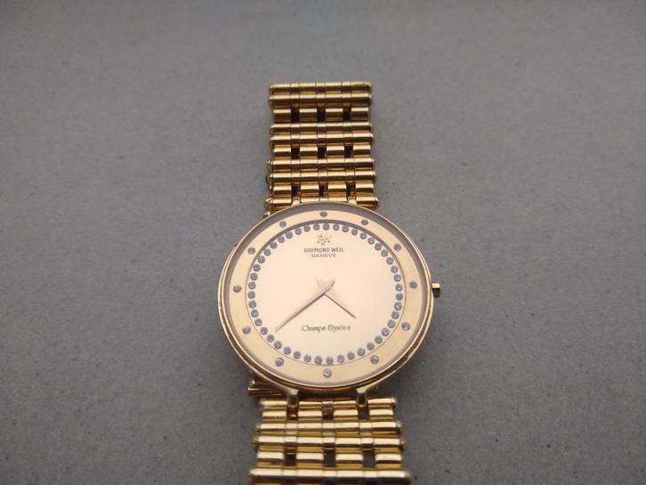 Raymond Weil horloge ultra dun Champs Elysees, Sieraden, Tassen en Uiterlijk, Horloges | Heren, Zo goed als nieuw, Polshorloge