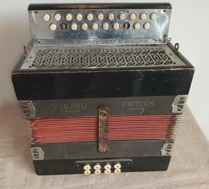 Leuke Viking Stradella Virtuos Dragspel, Muziek en Instrumenten, Accordeons, Gebruikt, Overige formaten, Overige merken, Ophalen of Verzenden