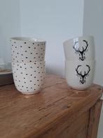 Cremekleurige mokken,  merk Bloomingville, Huis en Inrichting, Keuken | Servies, Ophalen, Gebruikt, Overige stijlen, Kop(pen) en/of Schotel(s)