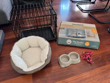 Bench pup met mand en extra’s! beschikbaar voor biedingen