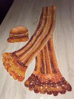 Gehaakte sjaal en muts, Hobby en Vrije tijd, Breien en Haken, Ophalen of Verzenden, Zo goed als nieuw, Haken, Overige typen