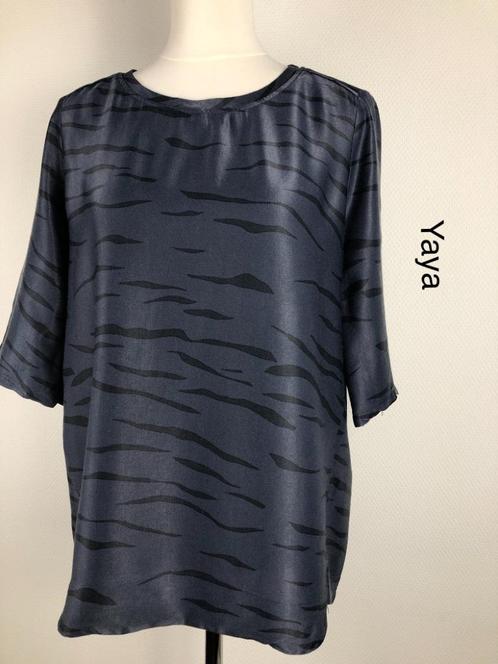 Yaya Blouse  (mt: 36) 1,7/7963, Kleding | Dames, Blouses en Tunieken, Zo goed als nieuw, Maat 36 (S), Blauw, Ophalen of Verzenden