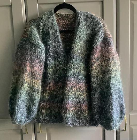 Nieuw handgemaakt mohair Bernadette vest, een maat, Kleding | Dames, Truien en Vesten, Nieuw, Maat 46/48 (XL) of groter, Overige kleuren