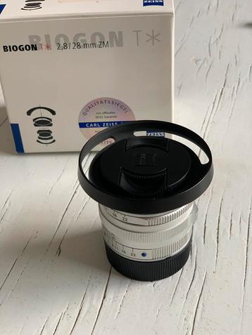Carl/zeis biogon T* 2.8/28ZM beschikbaar voor biedingen