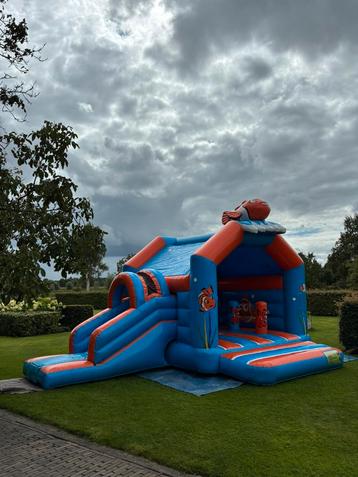 Springkussen multifun clownvis te huur beschikbaar voor biedingen