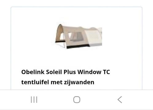 obelink soleil plus tentluifel TC, Caravans en Kamperen, Tenten, Zo goed als nieuw, Ophalen
