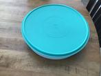 Tupperware taart doos groen doorsnede 32cm, Huis en Inrichting, Keuken | Tupperware, Ophalen of Verzenden, Zo goed als nieuw, Groen