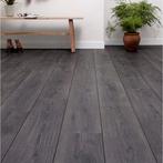 Laminaat Bruynzeel zacht zwart (12), Huis en Inrichting, Stoffering | Vloerbedekking, Ophalen, 75 m² of meer, Zwart, Nieuw